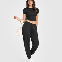 Mellow™ Soft Mid Short Sleeve T-Shirt | Soft Black