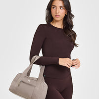 Mellow™ Soft Long Sleeve Top | Plum Brown
