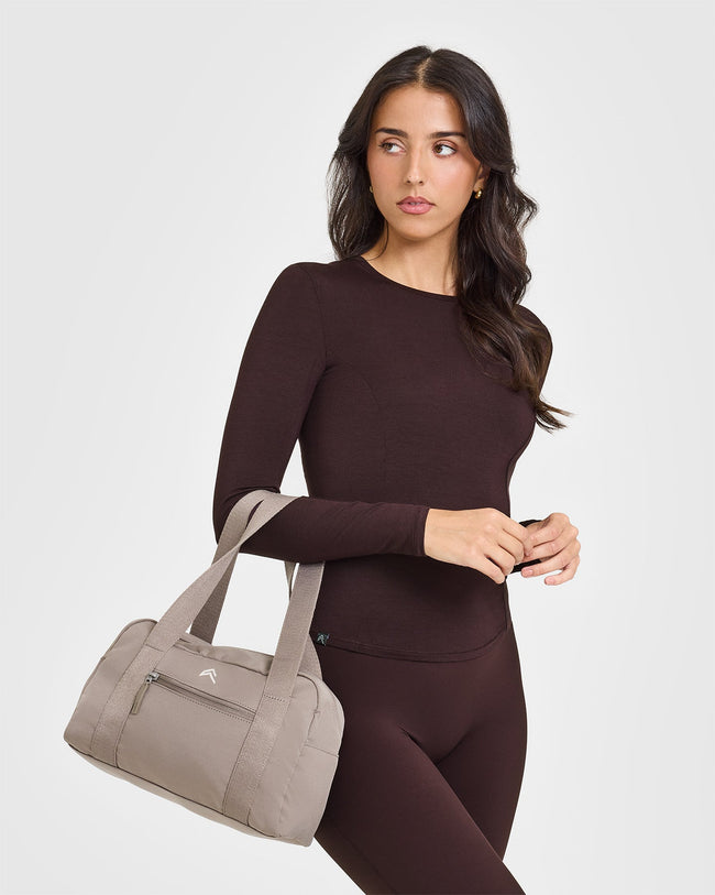 Mellow™ Soft Long Sleeve Top | Plum Brown