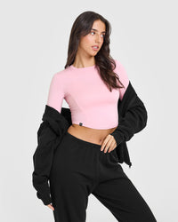 Mellow™ Soft Mid Long Sleeve Top | Petal Pink