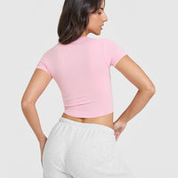 Mellow™ Soft Mid Short Sleeve T-Shirt | Petal Pink