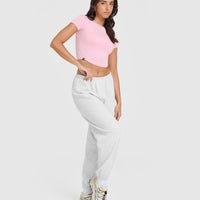 Mellow™ Soft Mid Short Sleeve T-Shirt | Petal Pink
