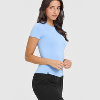 Mellow™ Soft Short Sleeve T-Shirt | Powdered Blue
