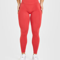 Effortless Seamless Leggings | Sweet Red