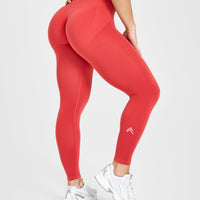 Effortless Seamless Leggings | Sweet Red
