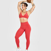 Effortless Seamless Leggings | Sweet Red