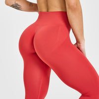 Effortless Seamless Leggings | Sweet Red