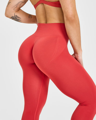 Effortless Seamless Leggings | Sweet Red