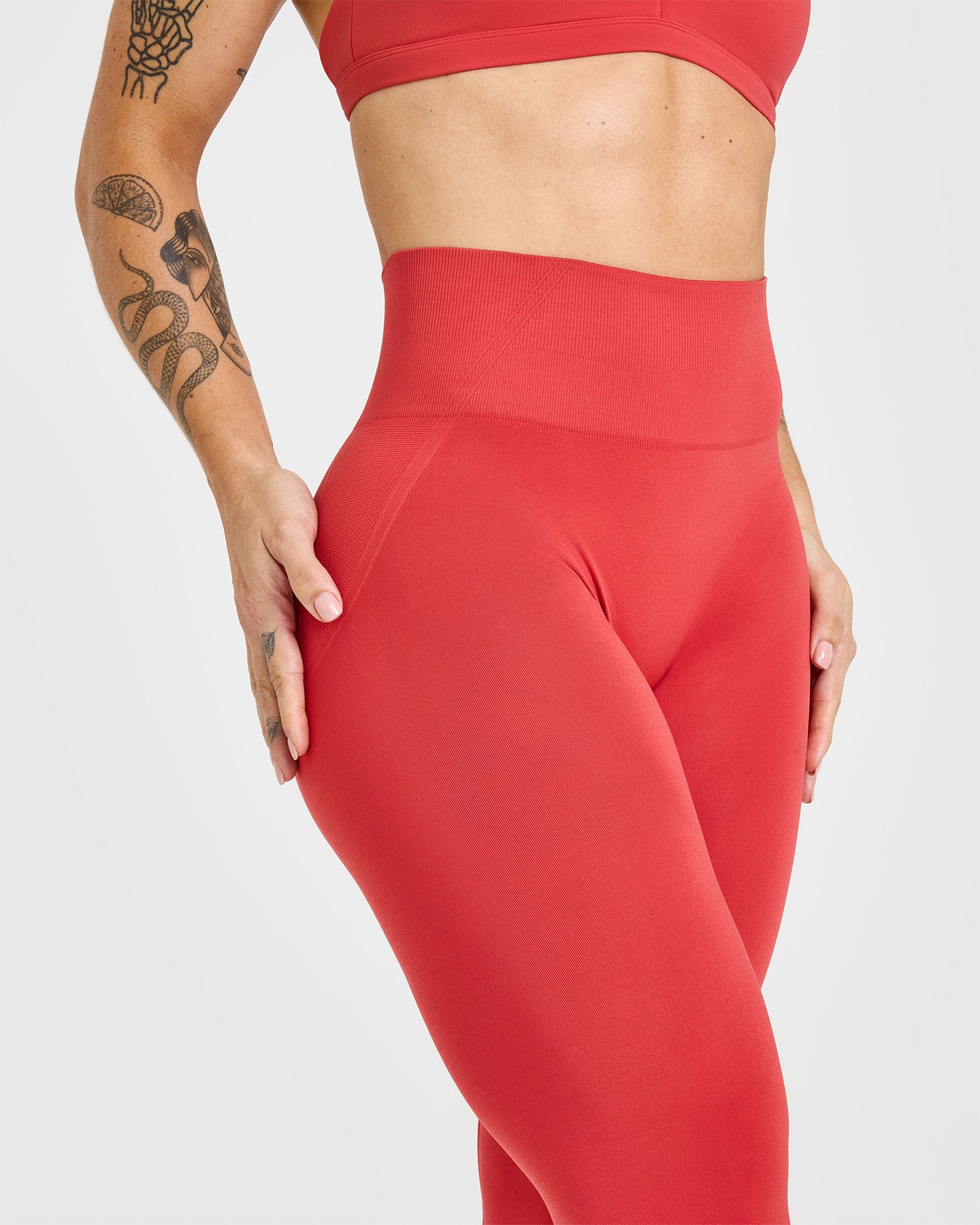 Effortless Seamless Leggings | Sweet Red