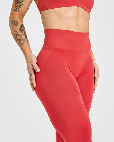 Effortless Seamless Leggings | Sweet Red