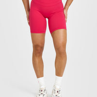 Unified Cycling Shorts 8" | Berry Bloom