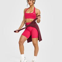 Unified Cycling Shorts 8" | Berry Bloom