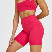 Unified Cycling Shorts 8" | Berry Bloom
