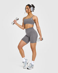 Unified Cycling Shorts 8" | Ash Grey