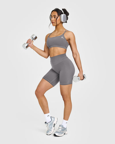 Unified Cycling Shorts 8" | Ash Grey