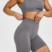 Unified Cycling Shorts 8" | Ash Grey