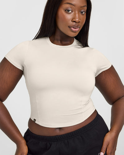 Mellow™ Soft Mid Short Sleeve T-Shirt | Sand