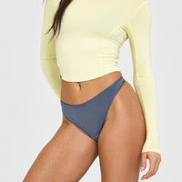 Silhouette Thong | Granite Blue