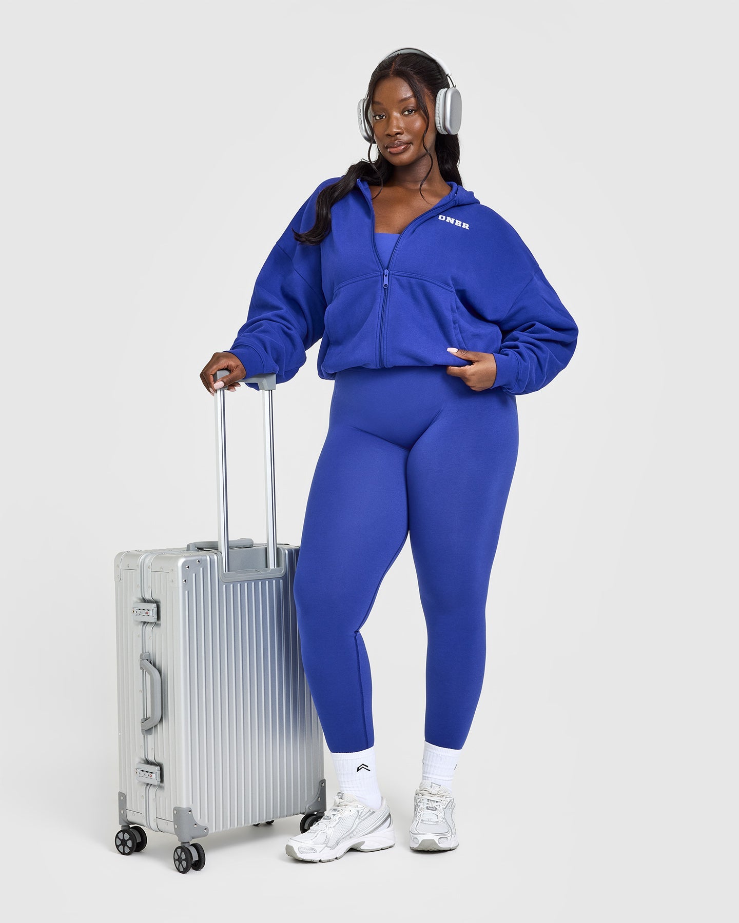 Mid Weight Zip Through Hoodie | Space Blue