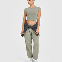 Cotton Icon Baby T-Shirt | Soft Sage Green