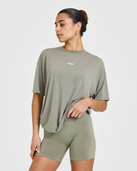 Washed Burnout T-Shirt | Washed Soft Sage Green
