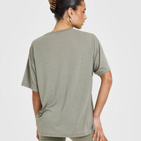 Washed Burnout T-Shirt | Washed Soft Sage Green