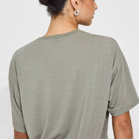 Washed Burnout T-Shirt | Washed Soft Sage Green