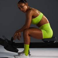 Crew Running Socks 1 Pack | Charged Lime Green
