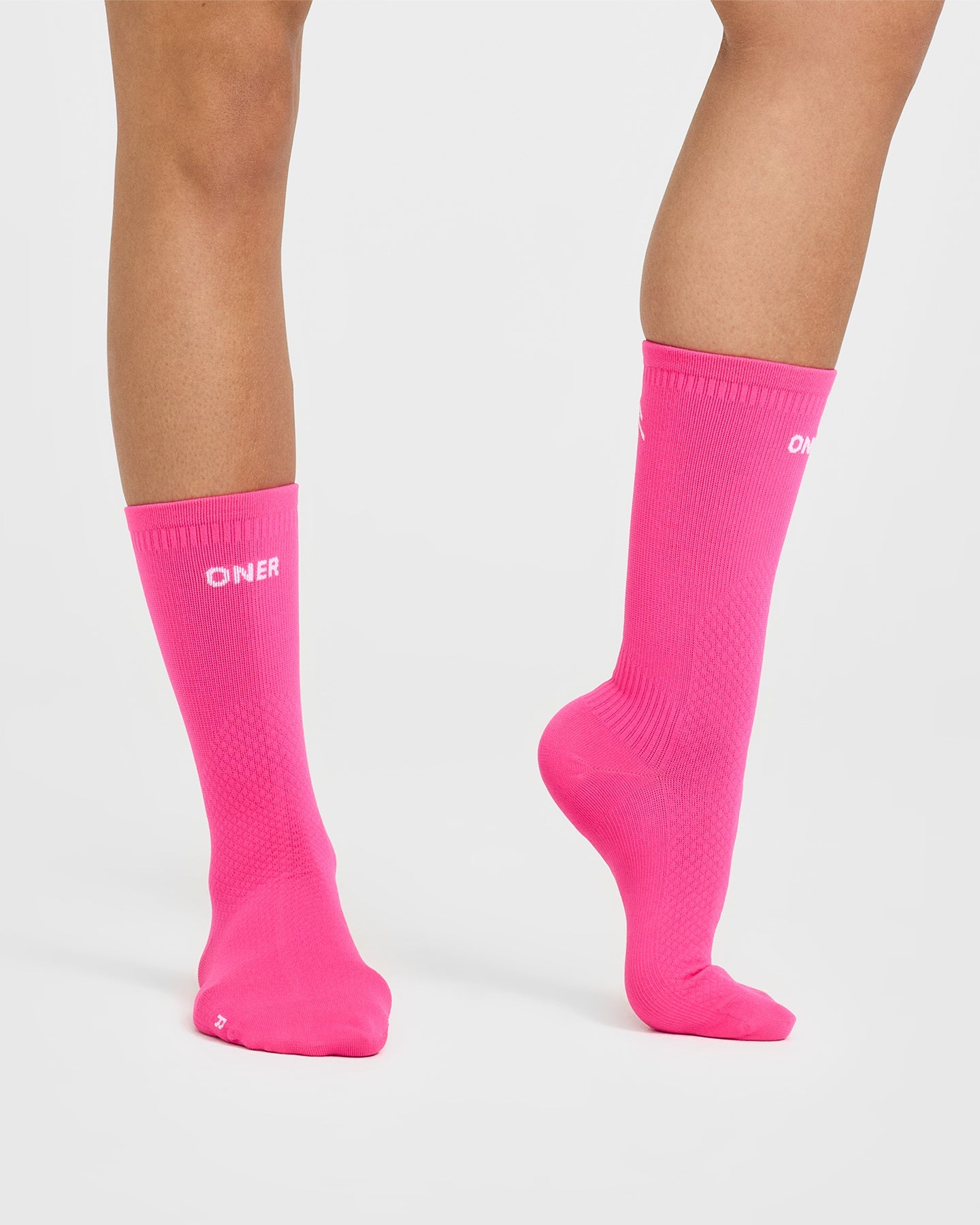 Crew Running Socks 1 Pack | Neon Pink