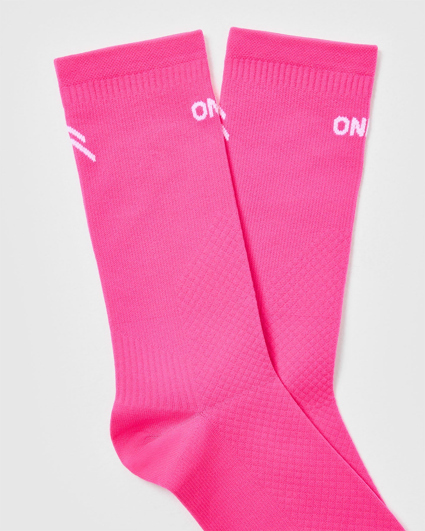 Crew Running Socks 1 Pack | Neon Pink