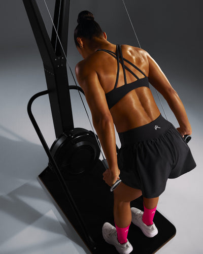 Crew Running Socks 1 Pack | Neon Pink