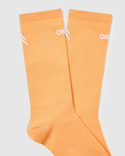 Crew Running Socks 1 Pack | Powdered Orange