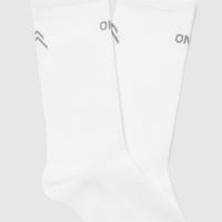 Crew Running Socks 1 Pack | White