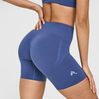 Effortless Seamless Shorts | Shadow Blue
