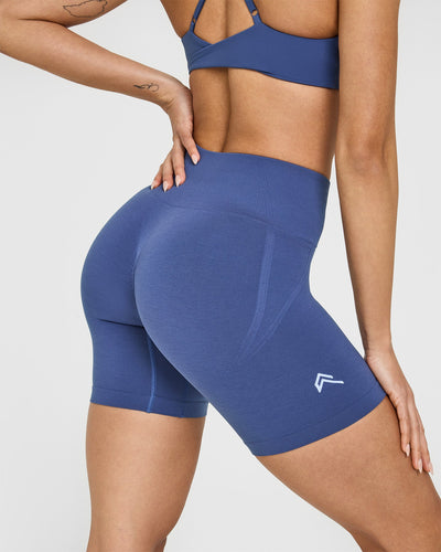 Effortless Seamless Shorts | Shadow Blue