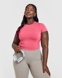 Mellow™ Soft Mid Short Sleeve T-Shirt | Velvet Pink