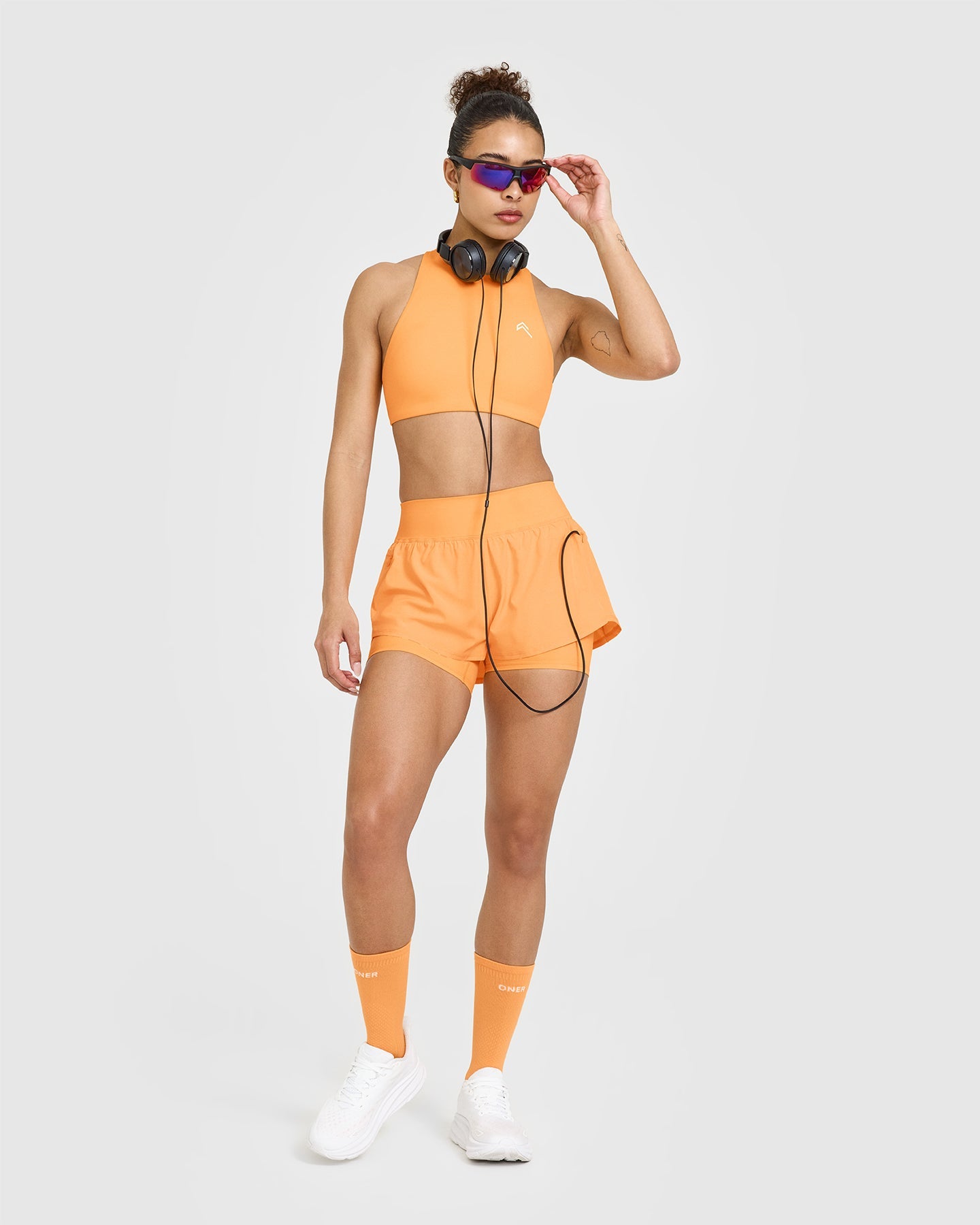 Unified Double Layer Shorts 5" | Powdered Orange