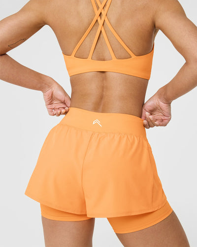 Unified Double Layer Shorts 5" | Powdered Orange