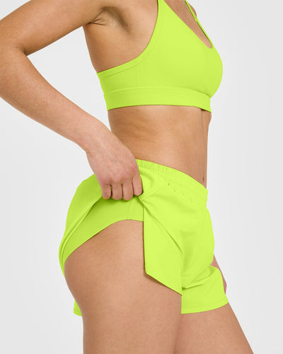 AirMove™ Lined Shorts 3" | Charged Lime Green