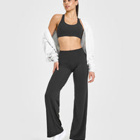 SoftMotion™ Straight Leg Bottoms | Soft Black