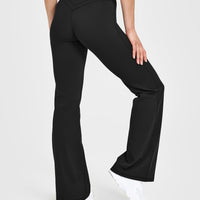 Unified Wrap Flared Bottoms | Black