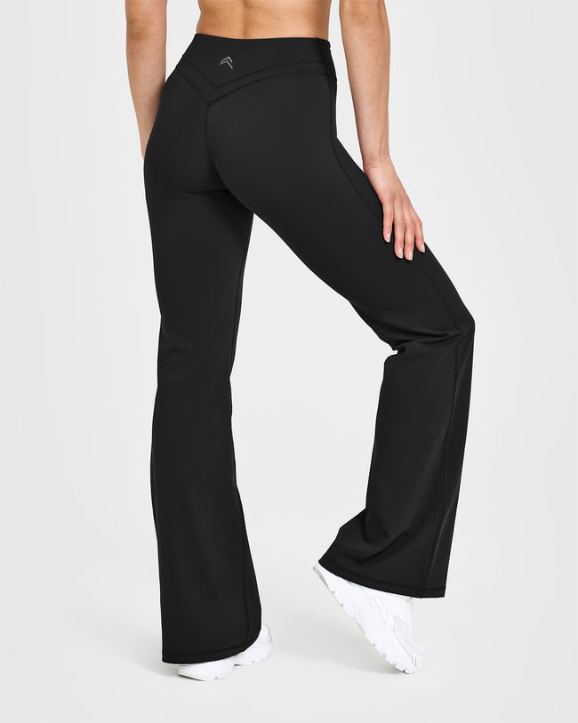 Unified Wrap Flared Bottoms | Black