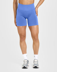 Effortless Seamless Shorts | Glaucous Blue