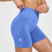 Effortless Seamless Shorts | Glaucous Blue
