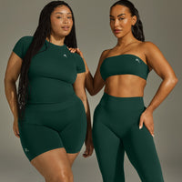 Effortless Seamless Shorts | Racing Green