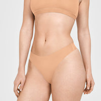 Invisible Thong 3 Pack | Nude 2