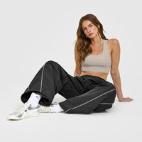 Mellow™ Rib Square Neck Bra | Cloud Grey