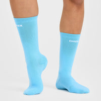 Crew Running Socks 1 Pack | Arctic Blue