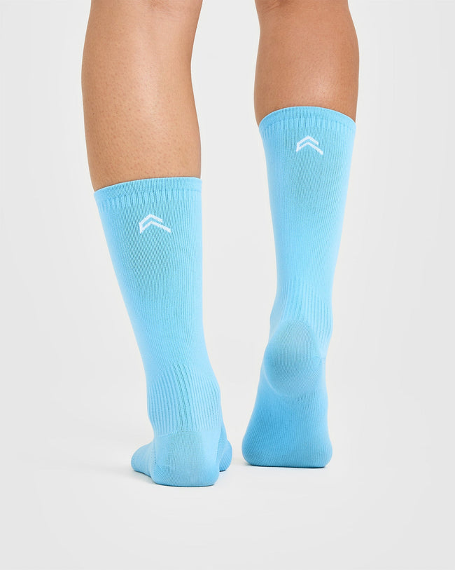 Crew Running Socks 1 Pack | Arctic Blue