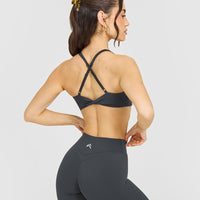Unified Micro Bralette | Coal